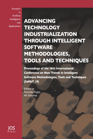 Cover image: Advancing Technology Industrialization Through Intelligent Software Methodologies, Tools and Techniques 1st edition 9781643680125