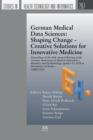 Cover image: German Medical Data Sciences: Shaping Change - Creative Solutions for Innovative Medicine 1st edition 9781643680163
