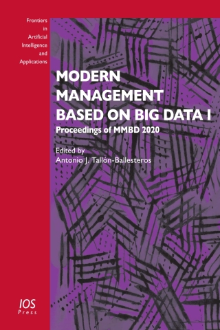 Cover image: Modern Management based on Big Data I 1st edition 9781643681207