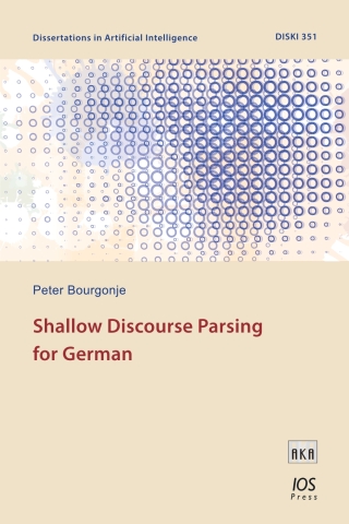 Cover image: Shallow Discourse Parsing for German 1st edition 9781643681924