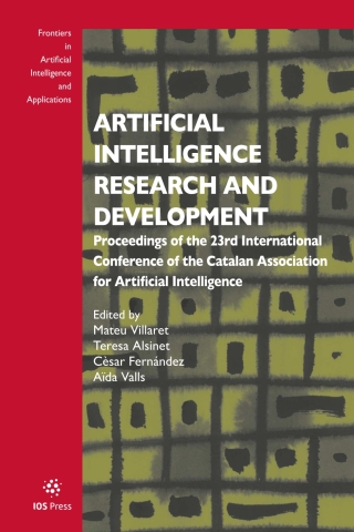 Cover image: Artificial Intelligence Research and Development 1st edition 9781643682105