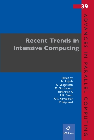 Cover image: Recent Trends in Intensive Computing 1st edition 9781643682167