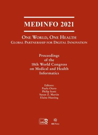 Cover image: MEDINFO 2021: One World, One Health — Global Partnership for Digital Innovation 1st edition 9781643682648