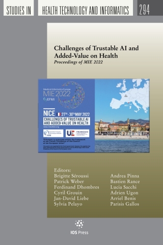 Cover image: Challenges of Trustable AI and Added-Value on Health 1st edition 9781643682846
