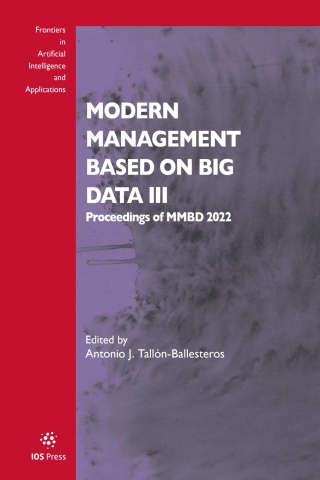 Cover image: Modern Management based on Big Data III 1st edition 9781643683003