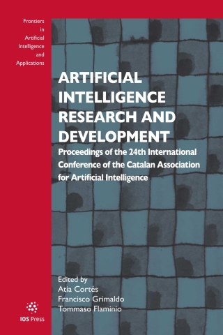 Cover image: Artificial Intelligence Research and Development 1st edition 9781643683263