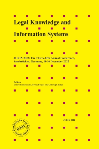 Cover image: Legal Knowledge and Information Systems 1st edition 9781643683645
