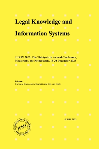 Cover image: Legal Knowledge and Information Systems 1st edition 9781643684727