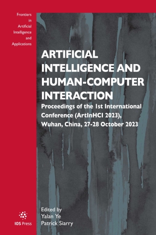 Cover image: Artificial Intelligence and Human-Computer Interaction 1st edition 9781643685083
