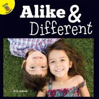 Imagen de portada: Alike and Different 9781641561983