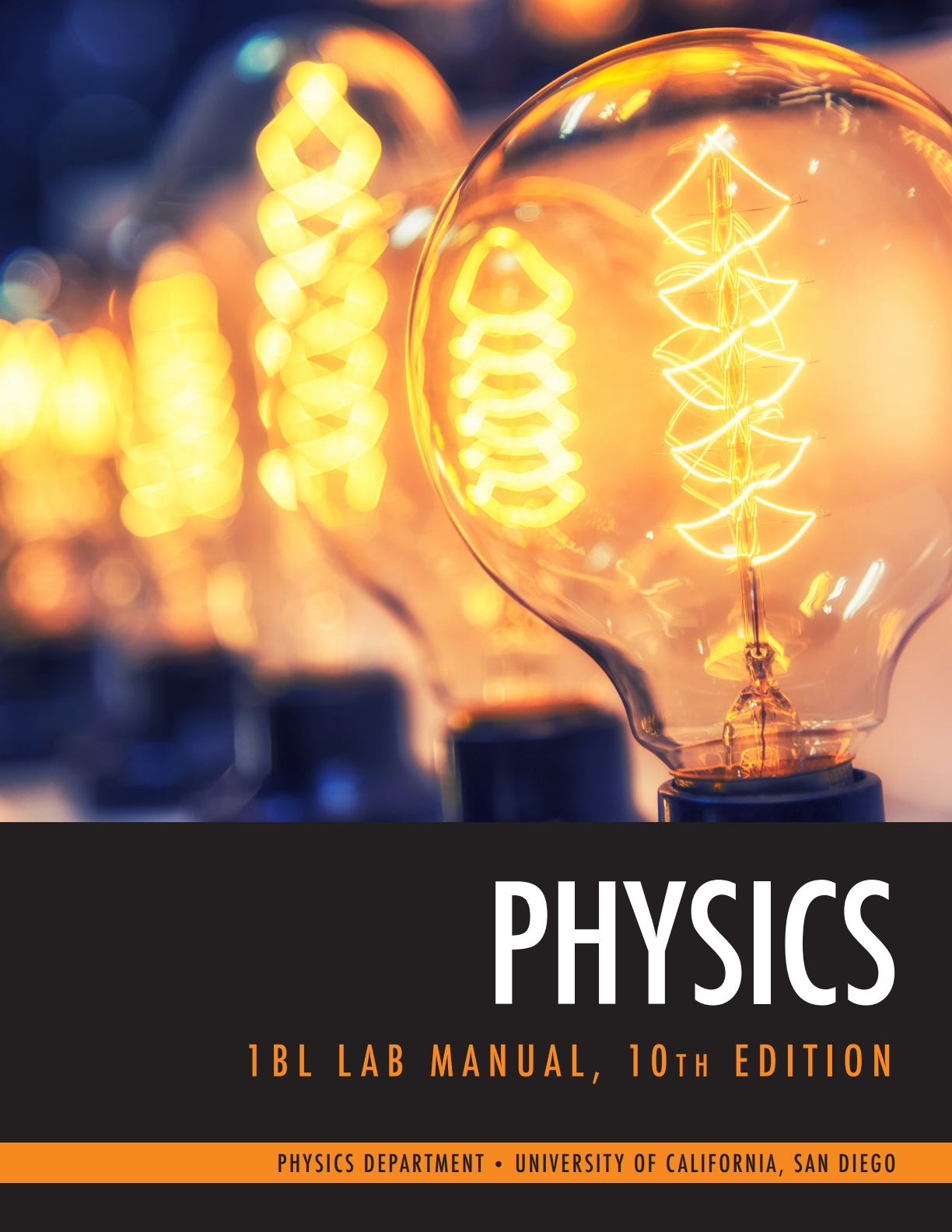 Physics 1BL Lab Manual 10th Edition
