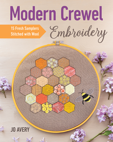 Modern Crewel Embroidery: 15 Fresh Samplers Stitched with Wool - FULL INSTANT DOWNLOAD | PDF DOCX EPUB