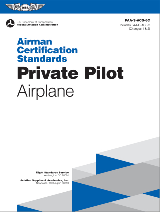 Cover image: Airman Certification Standards: Private Pilot - Airplane (2025) 9781644254479