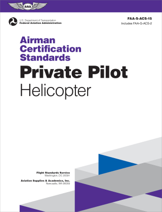 Imagen de portada: Airman Certification Standards: Private Pilot - Helicopter (2025) 9781644254653