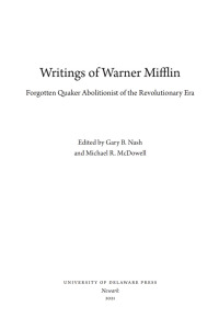Cover image: Writings of Warner Mifflin 9781644531853