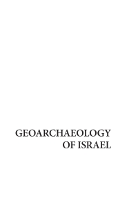 Cover image: Geoarchaeology of Israel 9781644690178