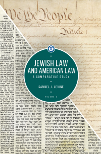 Imagen de portada: Jewish Law and American Law, Volume 2 9781618116574
