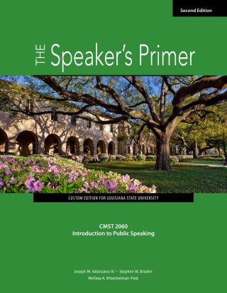 Cover image: The Speaker's Primer, Custom Edition for Louisiana State University 2nd edition 9781644851197
