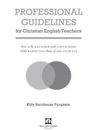 Cover image: Professional Guidelines for Christian English Teachers 1st edition 9780878084975