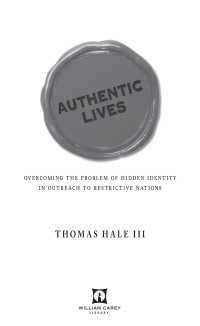 Cover image: Authentic Lives 1st edition 9780878086344