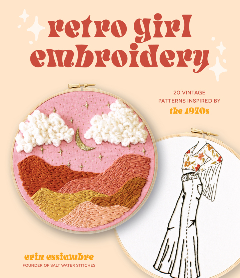 Retro Girl Embroidery: 20 Vintage Patterns Inspired by the 1970s - FULL INSTANT DOWNLOAD | PDF DOCX EPUB