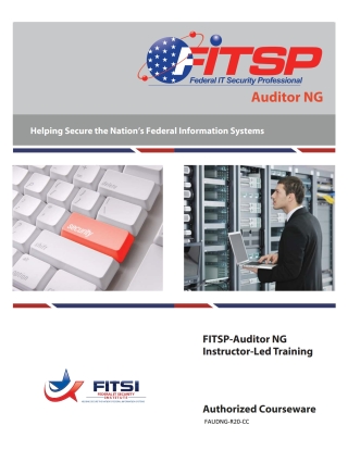 Omslagafbeelding: FITSP - Auditor, Next Generation (Revision 2.0) 1st edition 9781646851195