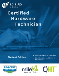 Omslagafbeelding: Certified Hardware Technician (CHT - Student Edition) 1st edition 9781646852215