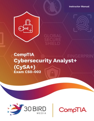Titelbild: CompTIA Cybersecurity Analyst+ Exam CS0-002 (CySA+ Instructor Edition) 1st edition 9781646852857