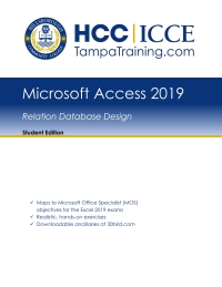 Cover image: HCC - Access Relational Database Design (Student Edition) 1st edition 9781646850419