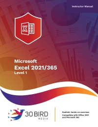 Imagen de portada: Microsoft Excel 2021/365 Level 1 (Instructor R1.1) 1st edition 9781646855544