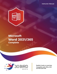 Cover image: Microsoft Word 2021/365 Complete (Instructor) 1st edition 9781646854264
