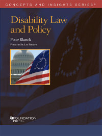 Cover image: Blanck's Disability Law and Policy 1st edition 9781684672271
