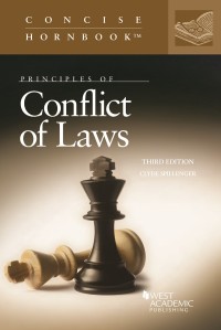Cover image: Spillenger's Principles of Conflict of Laws 3rd edition 9781642420999
