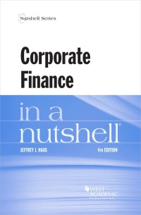 Cover image: Haas's Corporate Finance in a Nutshell 4th edition 9781647082819