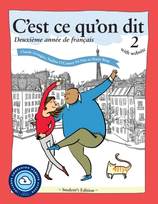 Imagen de portada: C'est ce qu'on dit with website (Lingco): Deuxième année de français 1st edition 9781647122133