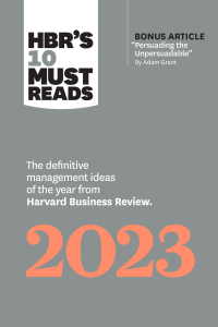 Cover image: HBR's 10 Must Reads 2023 9781647824556