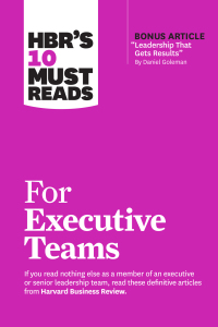 Cover image: HBR's 10 Must Reads for Executive Teams 9781647825188