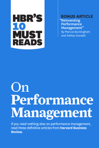 Cover image: HBR's 10 Must Reads on Performance Management 9781647825218