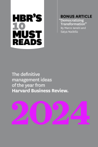 Cover image: HBR's 10 Must Reads 2024 9781647825782
