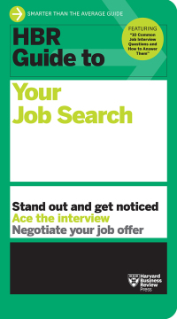 Cover image: HBR Guide to Your Job Search 1st edition 9781647825935