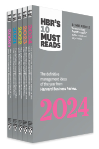 Cover image: 5 Years of Must Reads from HBR: 2024 Edition (5 Books) 1st edition 9781647827595