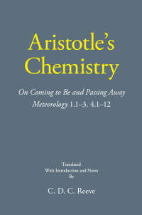 Imagen de portada: Aristotle's Chemistry 9781647920890