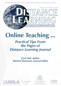 Titelbild: Distance Learning: Volume 16 #4 9781648020575