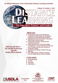 Cover image: Distance Learning: Volume 16 #3 9781648020650