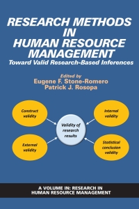 Imagen de portada: Research Methods in Human Research Management: Toward Valid Research-Based Inferences 9781648020889