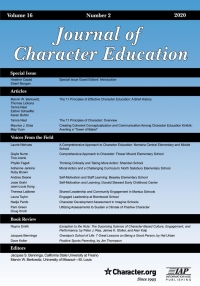 Omslagafbeelding: Journal of Character Education: Vol. 16 #2 9781648022395