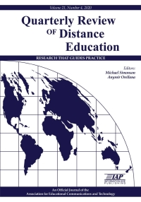 Imagen de portada: Quarterly Review of Distance Education: Volume 21 #4 9781648025181