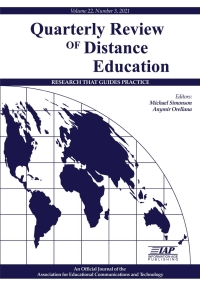 Cover image: Quarterly Review of Distance Education: Volume 22 #3 9781648028366