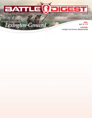 Cover image: Battle Digest: Lexington-Concord 9781649216915