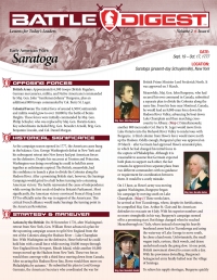 Cover image: Battle Digest: Saratoga 9781648266249